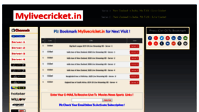 What My3.mylivecricket.live website looked like in 2020 (4 years ago)