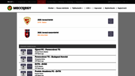 What Meccsjegy.mlsz.hu website looked like in 2020 (4 years ago)
