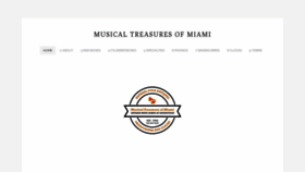 What Musicaltreasuresofmiami.com website looked like in 2020 (4 years ago)