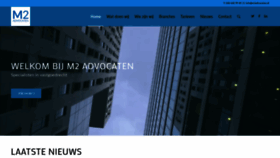 What M2advocaten.nl website looked like in 2020 (4 years ago)