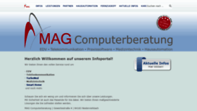 What Mag4.de website looked like in 2020 (4 years ago)