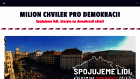 What Milionchvilek.cz website looked like in 2020 (4 years ago)