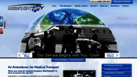 What Medflight911.com website looked like in 2020 (4 years ago)