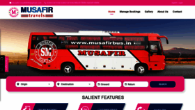 What Musafirbus.com website looked like in 2020 (4 years ago)