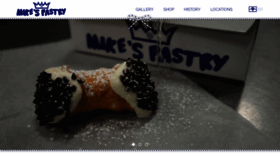 What Mikespastry.com website looked like in 2020 (4 years ago)