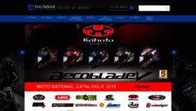 What Motonational.com.au website looked like in 2020 (4 years ago)