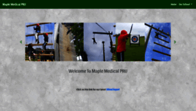 What Maplemedical.org.uk website looked like in 2020 (4 years ago)