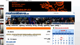 What Motozabava.cz website looked like in 2020 (4 years ago)