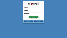 What My.mercell.com website looked like in 2020 (4 years ago)