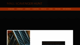 What Mallscavengerhunt.com website looked like in 2020 (4 years ago)