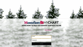 What Mychart.montefiore.org website looked like in 2020 (4 years ago)