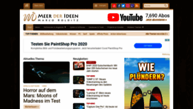 What Meerderideen.de website looked like in 2020 (4 years ago)