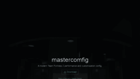 What Mastercomfig.com website looked like in 2020 (4 years ago)
