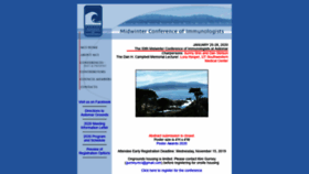 What Midwconfimmunol.org website looked like in 2020 (4 years ago)