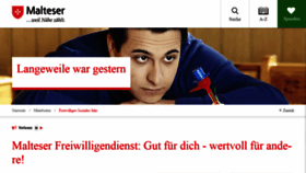 What Malteser-freiwilligendienste.de website looked like in 2020 (4 years ago)
