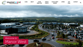 What Manorwest.ie website looked like in 2020 (4 years ago)