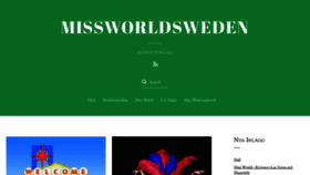 What Missworldsweden.se website looked like in 2020 (4 years ago)