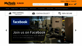 What My-tools.ie website looked like in 2020 (5 years ago)