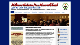 What Melbourneunitarian.org.au website looked like in 2020 (4 years ago)