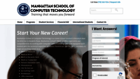 What Manhattanschool.com website looked like in 2020 (4 years ago)