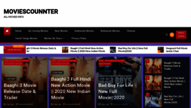 What Moviescounnter.com website looked like in 2020 (4 years ago)