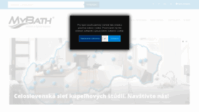 What Mybath.sk website looked like in 2020 (4 years ago)