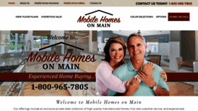 What Mobilehomesonmain.com website looked like in 2020 (4 years ago)