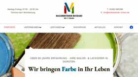 What Malerbetrieb-richarz.de website looked like in 2020 (4 years ago)