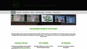 What Mcloughlansupplies.com website looked like in 2020 (4 years ago)