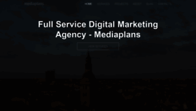 What Mediaplans.net website looked like in 2020 (4 years ago)