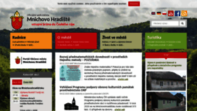 What Mnhradiste.cz website looked like in 2020 (4 years ago)