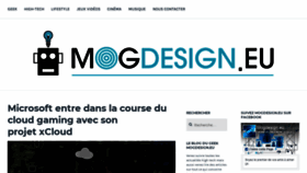 What Mogdesign.eu website looked like in 2020 (4 years ago)
