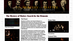 What Mysteryofmatter.net website looked like in 2020 (4 years ago)