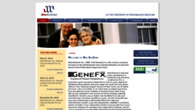 What Medbiogene.com website looked like in 2020 (4 years ago)