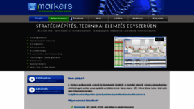 What Markers.hu website looked like in 2020 (4 years ago)