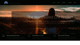 What Mymanifestedlife.com website looked like in 2020 (4 years ago)