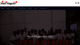 What Meetmagento.in website looked like in 2020 (4 years ago)