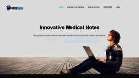 What Mediconotes.com website looked like in 2020 (4 years ago)
