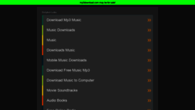 What Mp3download.com website looked like in 2020 (4 years ago)