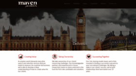 What Mavenpartners.net website looked like in 2020 (4 years ago)