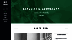 What Mm-adwokat.pl website looked like in 2020 (4 years ago)