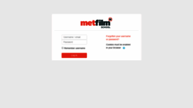 What Moodle.metfilmschool.ac.uk website looked like in 2020 (4 years ago)