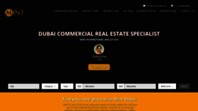 What Mintdubai.com website looked like in 2020 (4 years ago)