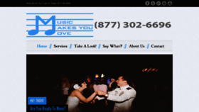 What Musicmakesyoumove.com website looked like in 2020 (4 years ago)
