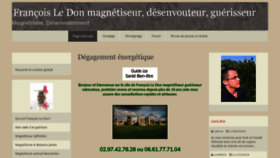 What Magnetiseur-guerisseur-astro.com website looked like in 2020 (4 years ago)