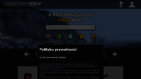 What Minecraftmapy.pl website looked like in 2020 (4 years ago)