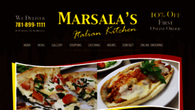 What Marsalaskitchen.com website looked like in 2020 (4 years ago)