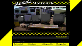 What Markys-mietpark.de website looked like in 2020 (4 years ago)