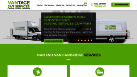 What Manandvanhelps.co.uk website looked like in 2020 (4 years ago)
