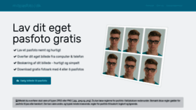 What Mitpasfoto.dk website looked like in 2020 (4 years ago)